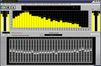 graphic equalizer inteligent sound booster